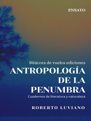 cover image of Antropología de la penumbra